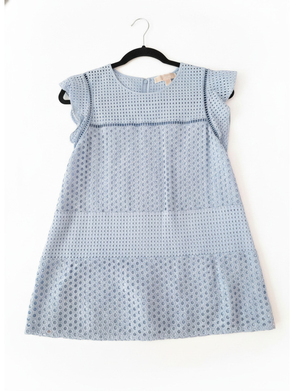 EUC Michael Kors Light Blue Eyelet Dress for Girls